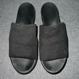 Madden Girl black platform sandals